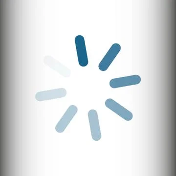 Loading icon stock vector illustration flat design Ilustração Stock