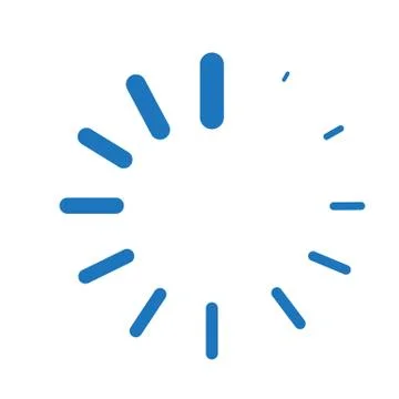 Loading icon, Transparent Progress Indicators icons isolated on white backgro Stock Illustration