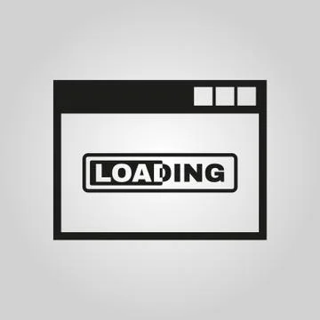Loading icon. vector design. loading symbol. web. graphic. JPG. AI. app. logo Stock-Illustration