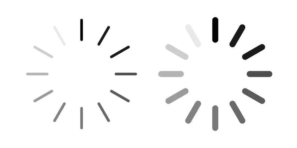 Loading icon vector editable eps10 Stock Illustration