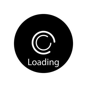 Loading icon vector Ilustración de archivo