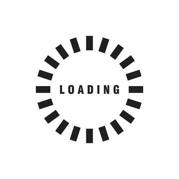 Loading icon vector Stock Illustration