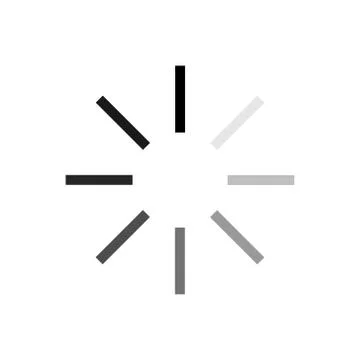 Loading icon vector illustration Illustrazione stock
