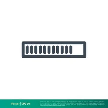 Loading Icon Vector Logo Template Illustration Design EPS 10. Ilustración de archivo