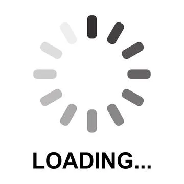 Loading icon vector for your website design, logo, app, UI. illustration Stock Illustration