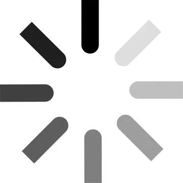 Loading icon. Video data load. Loading bar progress icon.Loading status. Stock Illustration