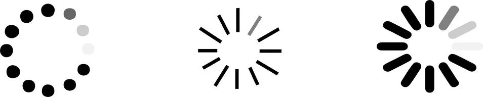 Loading icon on white background Stock Illustration