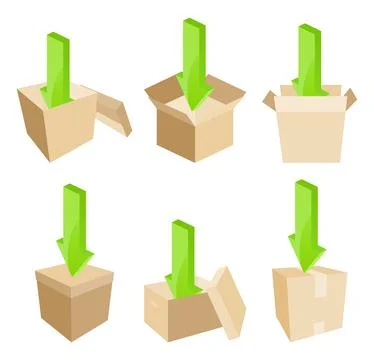 Loading icons4 Foto stock