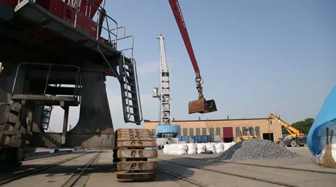 The loading iron Stock Footage 61519184