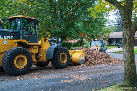 Loading leaves Stock Photos