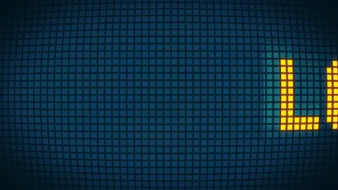 Loading, Led Display message Stock Footage 85028456