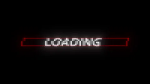 LOADING Looping Glitch Animation Stock Footage 286410009