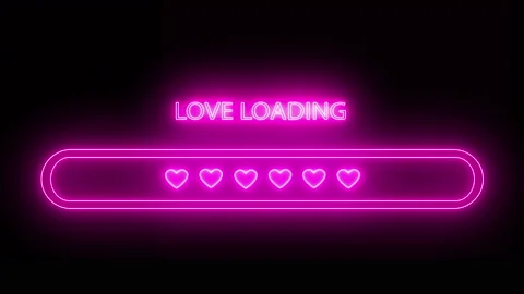 Loading love animation. Stock Footage 139743422