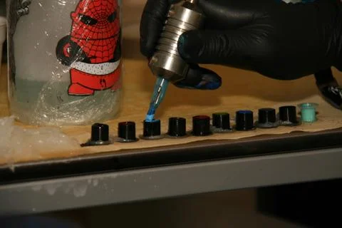 Loading Machine Tattoo Ink Stock Photos