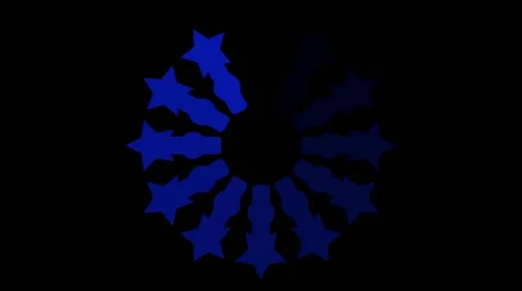 Loading mix shape blue Stock Footage 41866309