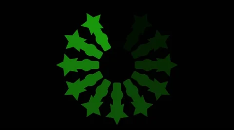 Loading mix shape green Stock Footage 41866219