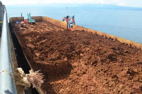 LOADING NICKEL ORE Stock Photos