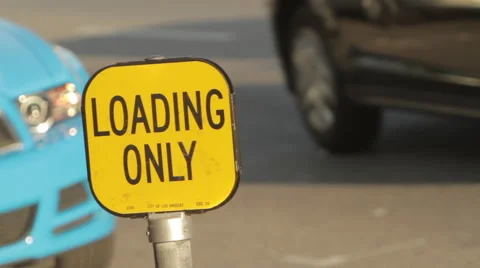 Loading only sign Stock Footage 46804451