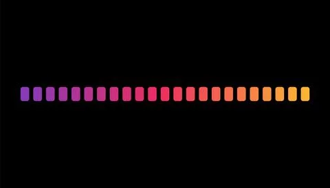 Loading or progress completed percentage bar, loading status bar, download Ilustración de archivo