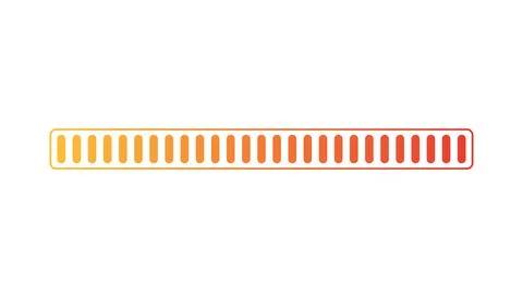 Loading or progress completed percentage bar, loading status bar, download Stock Illustration