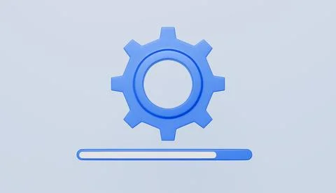 Loading or updating files, install new software, adjusting app process イラスト素材
