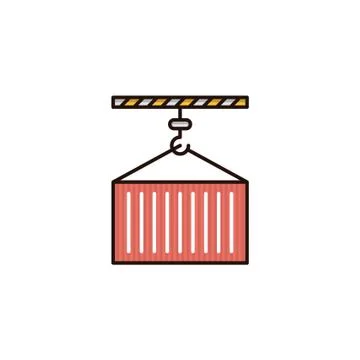 Loading Package vector icon Stockillustratie
