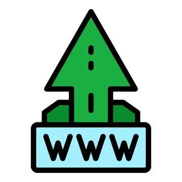 Loading page icon color outline vector Ilustración de archivo