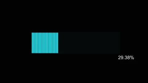 Loading Percent And Animation Figures 動画素材 200173957