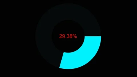 Loading Percent And Animation Figures 库存影片 200763407