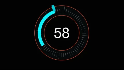 Loading Percent And Animation Figures 库存影片 200763408