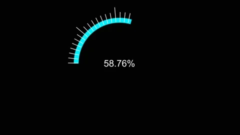 Loading Percent And Animation Figures 库存影片 200763426