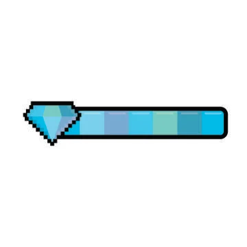 Loading Pixel Videogame Stock Illustration