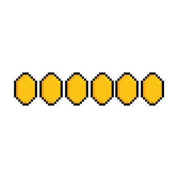 Loading Pixel Videogame Illustrazione stock