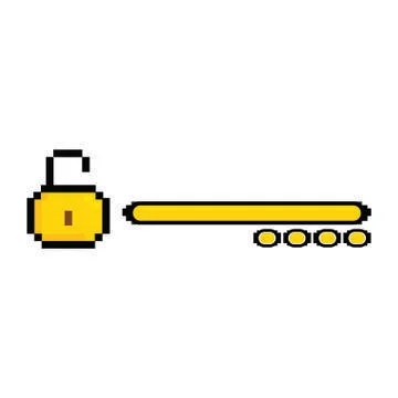 Loading Pixel Videogame Stock Illustration