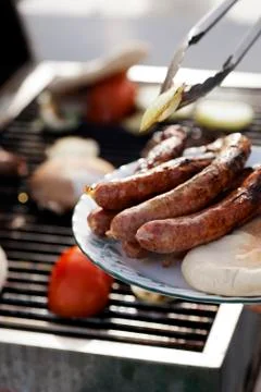 Loading the plate Stock Photos