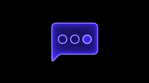 Loading point animated chat balloon pop up cloud chat frame waiting typing .. Stock Footage 304189969