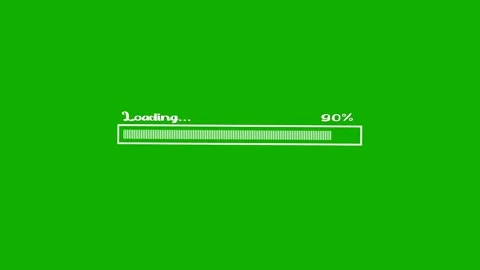 Loading process animation on alpha background. 库存影片 344088225