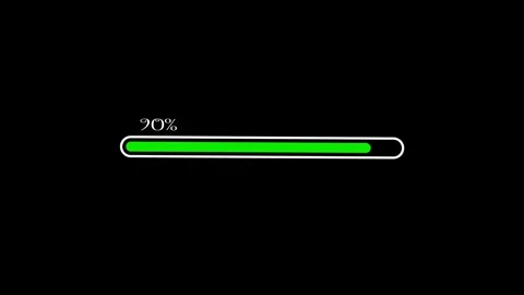 Loading process animation on alpha background. 库存影片 344088243