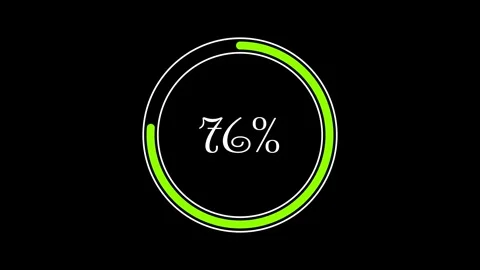 Loading process animation on alpha background. 库存影片 344088255