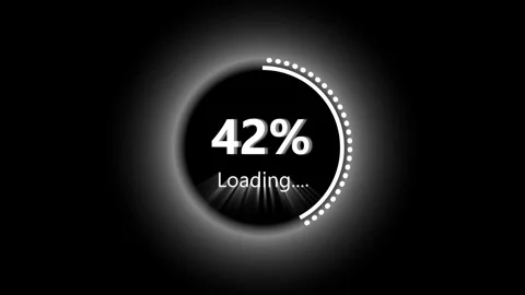 Loading process animation. Modern minimalist digital progress graphic desig.. Stock Footage 314038141