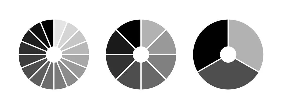 Loading process bar vector isolated elements on white backgroud. Stock Illustration