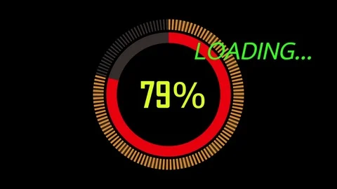 Loading Process to Complete 100 % Stock Footage 82447541