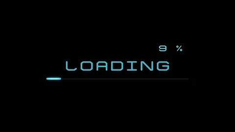 Loading process to complete Stock Footage 89749553