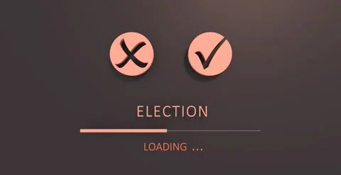 Loading process. Election vote concept. Stock Footage 311611521