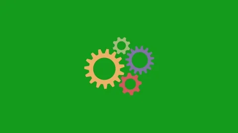 Loading process motion graphics with green screen background Stock Footage 135626244
