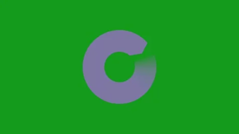 Loading process motion graphics with green screen background Stock Footage 135953850