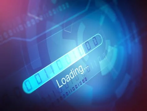 Loading process screen イラスト素材