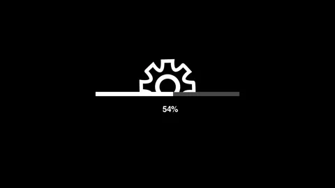 Loading progress 100 percent in motion modern loading bar security design. Loadi Stock Footage 318521169