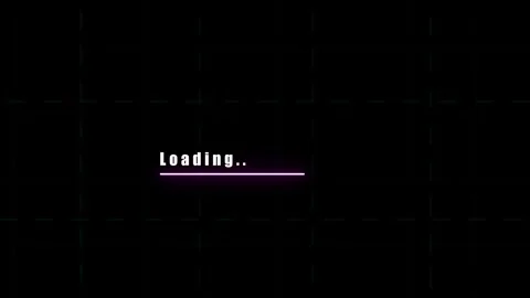 Loading, progress Bar animated on a black background. Stock Footage 282577359