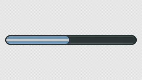 Loading progress bar animation with the Argentina flag on a transparent bac.. Stock Footage 340514805